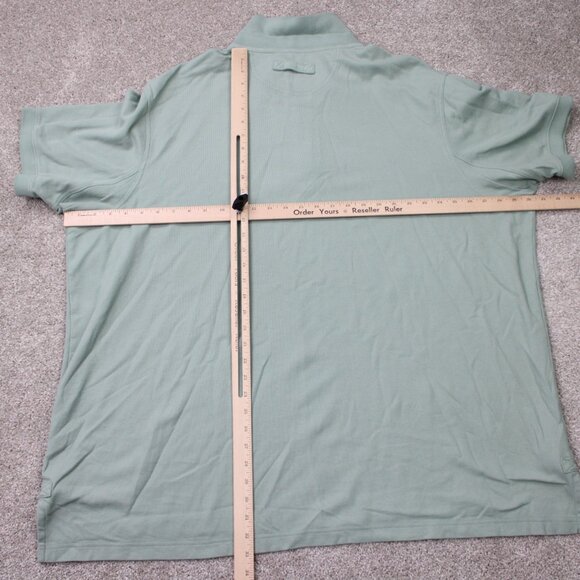 Duluth No Polo Shirt Men 3XL XXXL Green Relaxed Fit Cotton Short Sleeve Pullover - Picture 12 of 15
